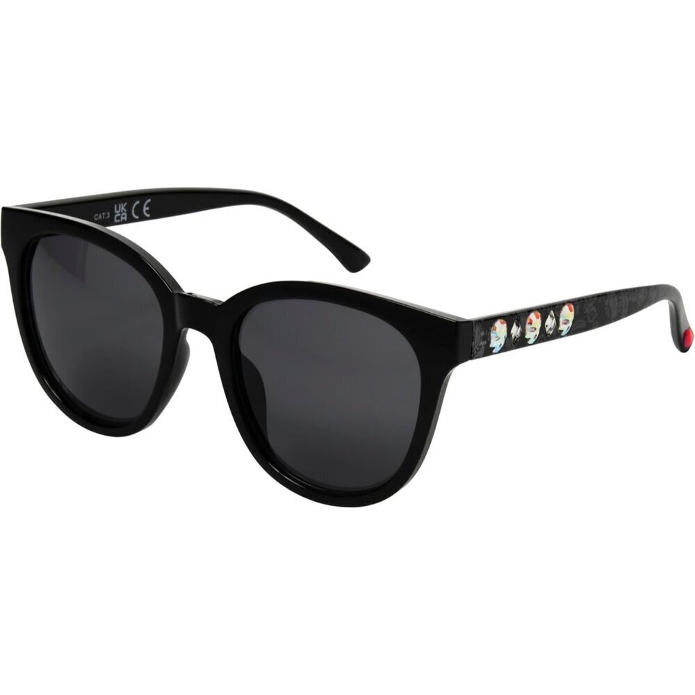 Women's Round Sunglasses Black 55mm UV Protection Impact & Scratch Resistant